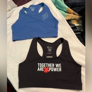 Two Like-New Peloton Bras